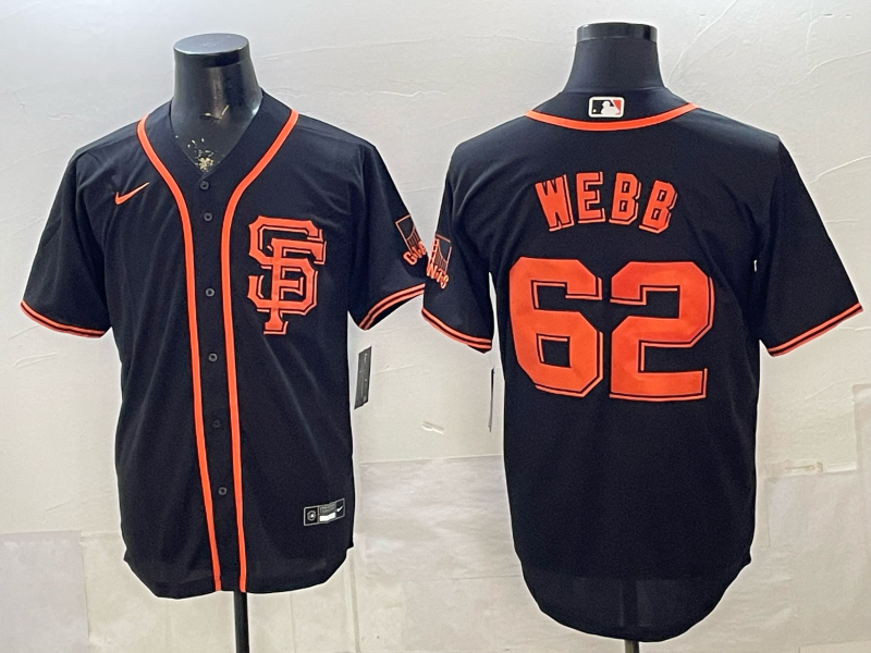2026 Men Nike San Francisco Giants #62 Webb black Nike MLB Jersey007->chicago white sox->MLB Jersey